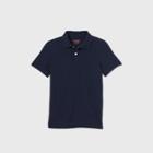 Petiteboys' Short Sleeve Stretch Pique Uniform Polo Shirt - Cat & Jack Navy
