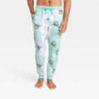 Lucas Men's Grogu Cloud Wash Jogger Pajama Pants - Green