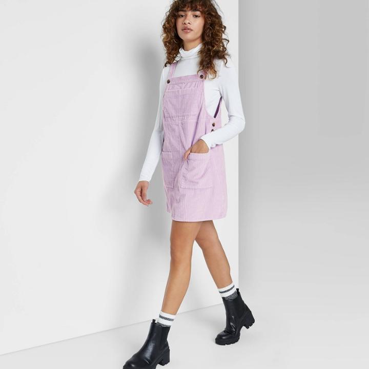 Women's Cord Pinafore - Wild Fable Hydrangea
