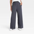 Women's Stretch Woven High-rise Wide Leg Pants - All In Motion Slate