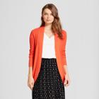 Women's Cocoon Cardigan Sweater - A New Day Coral (pink)