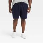Men's Big & Tall 8.5 Regular Fit Pull-on Shorts - Goodfellow & Co Navy Blue
