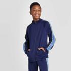 Boys' Track Sweatshirt - Cat & Jack Navy Xs, Boy's, Blue