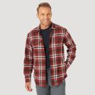 Wrangler Men's Atg Plaid Classic Fit Button-down