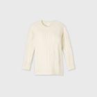 Maternity Cozy Cable Pullover Sweater - Isabel Maternity By Ingrid & Isabel Beige