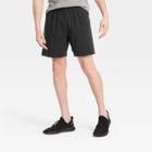 Men's Fleece Shorts - All In Motion Black