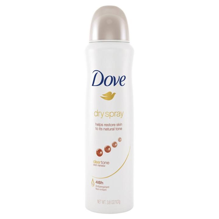 Dove Beauty Dove Dry Spray Antiperspirant Clear Tone Skin Renew
