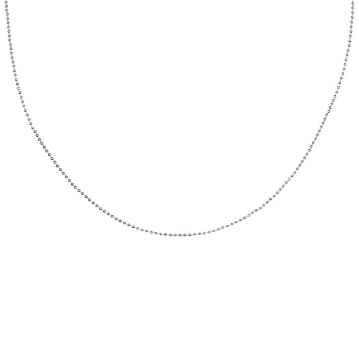 Target Women's Shot Bead Chain Necklace In Sterling