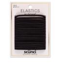 Scunci 4mm No Damage Elastics - Black