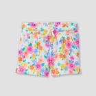 Toddler Girls' Knit Pull-on Shorts - Cat & Jack White
