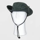 Men's Floral Bonnie Hat With Blue Cord - Goodfellow & Co Olive Green