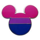 Kids' Disney Mickey Mouse Pride Flag Pin - Blue/pink - Disney