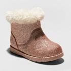Toddler Girls' Oriole Fashion Boots - Cat & Jack Rose Gold 10, Girl's, Pink