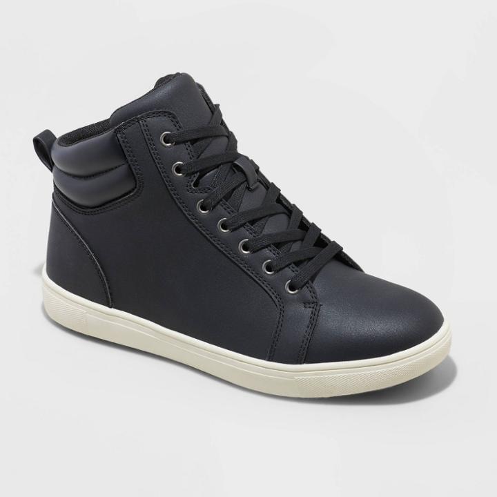 Men's Drew Combat Boots - Goodfellow & Co Black
