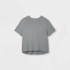 Men's Tall Adaptive Loose Fit Short Sleeve Crewneck T-shirt - Goodfellow & Co Gray