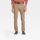 Men's Slim Straight Corduroy 5-pocket Pants - Goodfellow & Co Tan