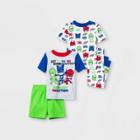 Pj Masks Toddler Boys' 4pc Pj Mask Snug Fit Pajama