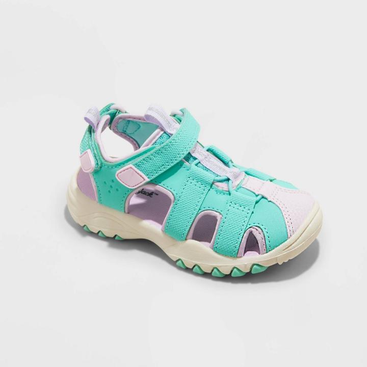 Toddler Teri Ankle Strap Sandals - Cat & Jack Green