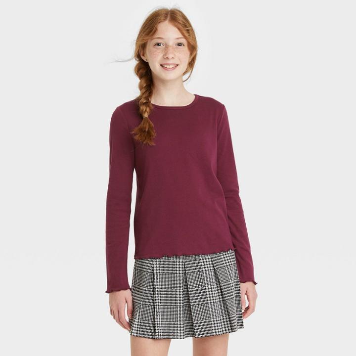 Girls' Long Sleeve T-shirt - Art Class