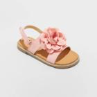 Toddler Girls' Violetta Buckle Footbed Sandals - Cat & Jack Blush