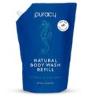 Puracy Natural Body Wash Shower Gel Refill - Citrus & Sea Salt