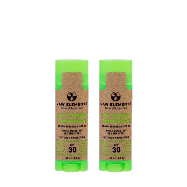 Raw Elements Outdoor Mineral Lip Rescue Balm - Spf
