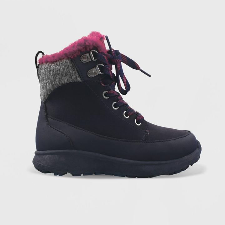 Girls' Corin Winter Boots - Cat & Jack Navy 1, Girl's, Blue