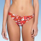 Women's Hipster Bikini Bottom - Sugar Coast By Lolli Red Xs, Women's,