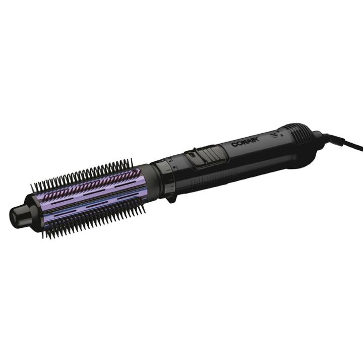 Conair 2-in-1 Hot Air Brush, White/pink