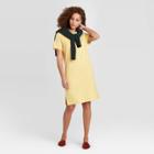Women's Regular Fit Short Sleeve Crewneck T-shirt Dress - A New Day Green