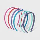 Toddler Girls' 7pk Knit Tinsel Headbands - Cat & Jack,