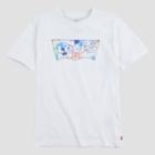 Levi's Boys' Tie-dye Batwing Logo Short Sleeve T-shirt - White