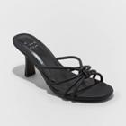 Women's Lady Mule Heels - A New Day Black
