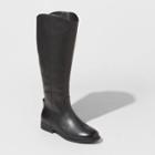 Women's Brisa Faux Leather Riding Boots - Universal Thread Black