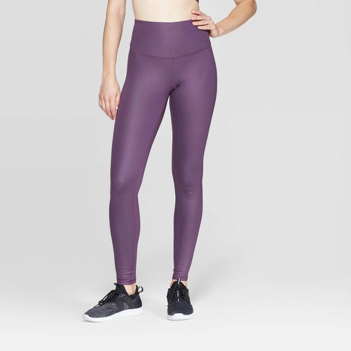 Women's Everyday High-waisted Shine Leggings 28.5 - C9 Champion Purple