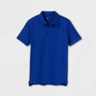 Boys' Golf Polo T-shirt - All In Motion Blue