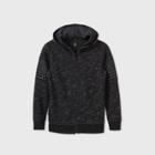 Boys' Moto Sleeve Hoodie Sweatshirt - Art Class Black