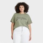 Grayson Threads Women's Plus Size Brooklyn Short Sleeve Graphic T-shirt - Green