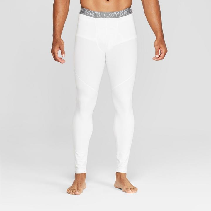 Men's Cold Weather Compression Tights - C9 Champion True White