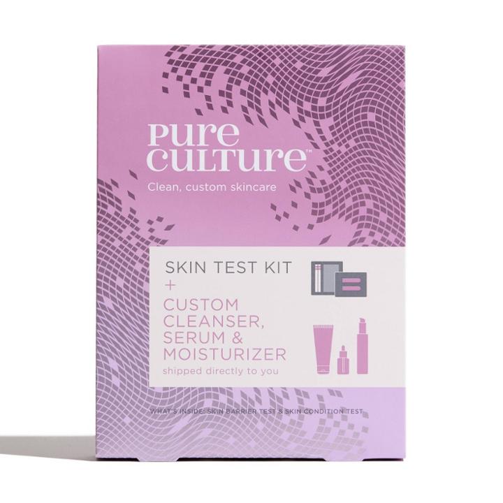 Pure Culture Beauty Skin Test + Custom Cleanser, Custom Serum And Custom Moisturizer