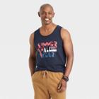 Men's Regular Fit U-neck Tank Top - Goodfellow & Co Blue