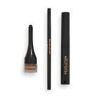 Makeup Revolution Ultra Brow Builder Kit - Dark Brown