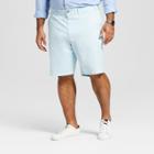 Men's Big & Tall 10.5 Linden Flat Front Shorts - Goodfellow & Co Feather Aqua