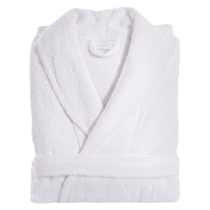 Linum Home Textiles Terry Cloth Bathrobe Unisex Linum Home - White (small/medium)