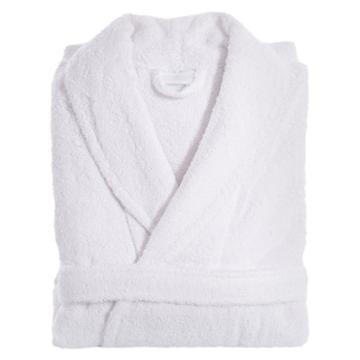 Linum Home Textiles Terry Cloth Bathrobe Unisex Linum Home - White (small/medium)