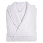 Linum Home Textiles Terry Cloth Bathrobe Unisex Linum Home - White (small/medium)