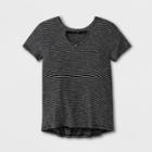 Girls' Basic Short Sleeve T-shirt - Art Class Black