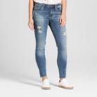 Target Women's Mid-rise Raw Hem Skinny Jeans - Universal Thread Medium Wash