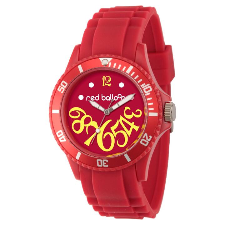 Women's Red Balloon Red Plastic Watch - Red