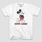 Petitemen's Disney Mickey Mouse Short Sleeve Graphic T-shirt - White S, Men's,